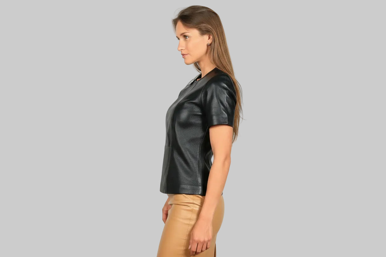 Ledershirt in verschiedenen Farben, Sheepskin