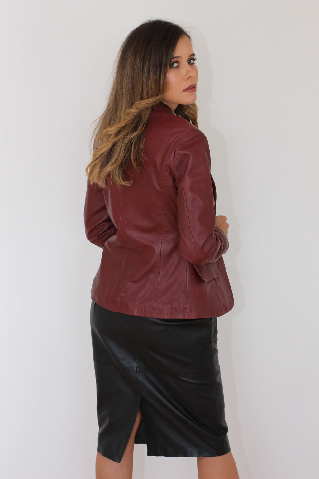 Lederjacke, kurzform