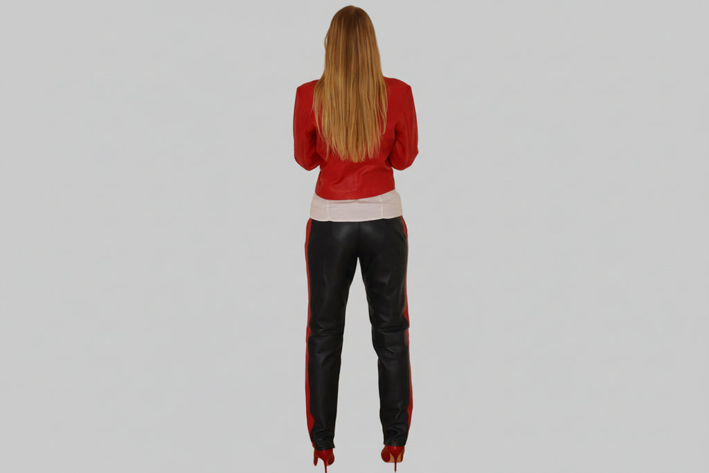 Lederleggings